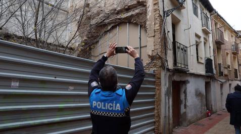 Derrumbe en Tudela Derrumbe en Tudela
