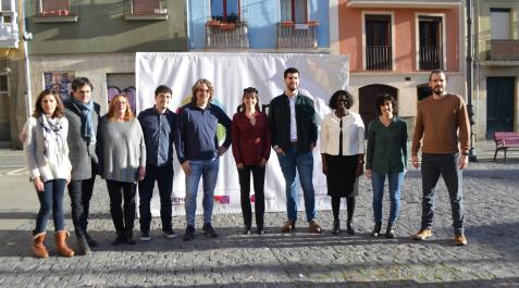 Contigo Navarra Las diez personas que compondrán la candidatura de Contigo Navarra al Parlamento foral