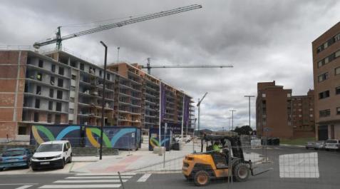 construccion-empleo La construcción decreció un 15% durante 2022 en Navarra