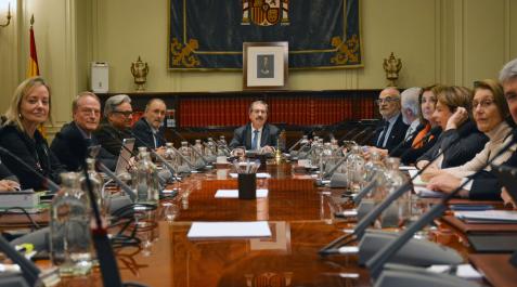 Pleno extraordinario del Consejo General del Poder Judicial (CGPJ) para votar a sus dos candidatos al Tribunal Constitucional (TC). Pleno extraordinario del Consejo General del Poder Judicial (CGPJ) para votar a sus dos candidatos al Tribunal Constitucional (TC).