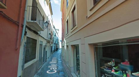 Calle Morenas, en Plasencia, donde ha tenido lugar el crimen Calle Morenas, en Plasencia, donde ha tenido lugar el crimen