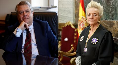 Nuevos magistrados del Tribunal Constitucional César Tolosa y María Luisa Segoviano