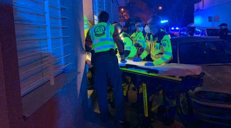 Equipo de Emergencias Madrid, en el lugar del suceso Equipo de Emergencias Madrid, en el lugar del suceso
