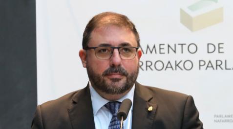 Unai Hualde, presidente del Parlamento de Navarra Unai Hualde