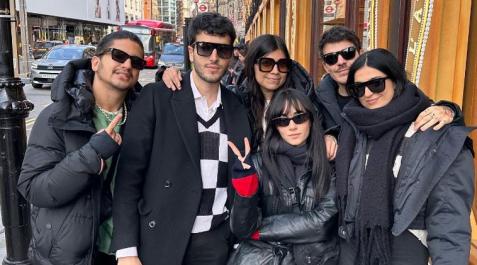 aitana-sebastian-yatra Aitana y Sebastián Yatra junto a otros amigos en Londres