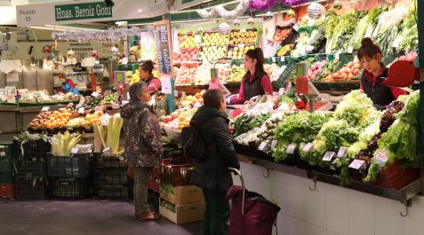 Mercado Un mercado pamplonés