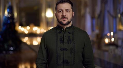 El presidente de Ucrania, Volodimir Zelenski El presidente de Ucrania, Volodimir Zelenski