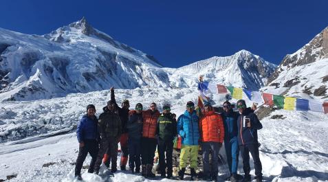 manaslu Expedición der Alex Txikon en el Manaslu