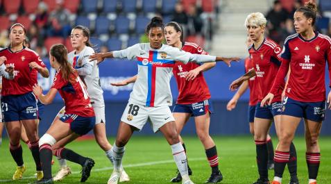 Imágenes del Osasuna-Barça de la Copa de la Reina Imágenes del Osasuna-Barça de la Copa de la Reina