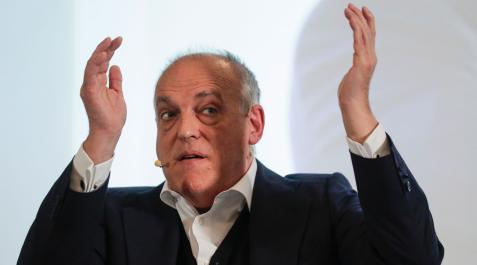 Javier Tebas en un evento organizado en Bruselas por LaLiga Javier Tebas en un evento organizado en Bruselas por LaLiga