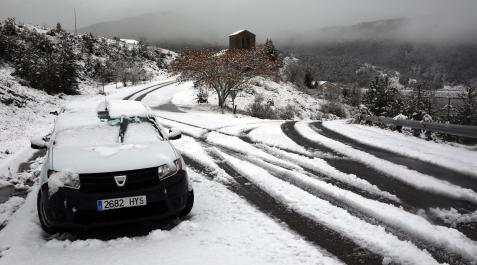 nieve nagore Fotos del temporal de nieve en Navarra, nevada en Nagore. /