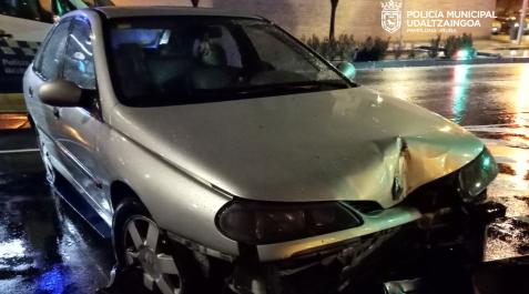 Accidente de tráfico registrado en Pamplona Accidente de tráfico registrado en Pamplona