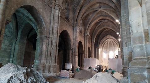 monasterio La Oliva en obras monasterio La Oliva en obras