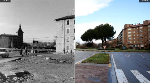A la izquierda, Calle Río Arga