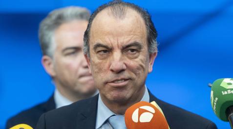 Carlos García Adanero, el pasado 19 de enero, en la sede del PP en Madrid Carlos García Adanero, el pasado 19 de enero, en la sede del PP en Madrid