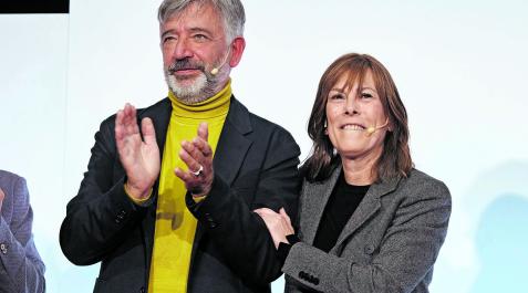 Los candidatos de Geroa Bai a los comicios de mayo. Koldo Martínez (Pamplona) y Barkos (Gob. Navarra). Los candidatos de Geroa Bai a los comicios de mayo. Koldo Martínez (Pamplona) y Barkos (Gob. Navarra).