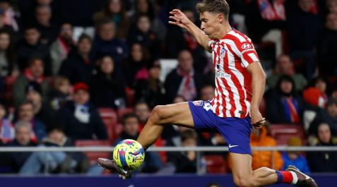 marcos-llorente El centrocampista del Atlético de Madrid Marcos Llorente
