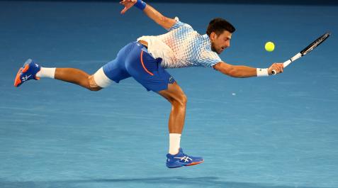 Djokovic El tenista serbio Novak Djokovic, durante un partido del Abierto de Australia