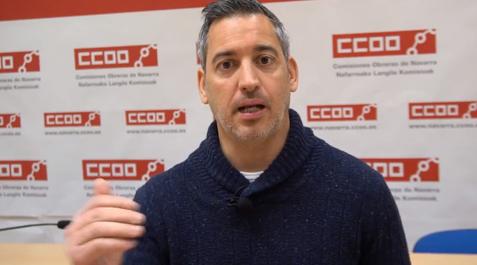 joseba-eceolaza El secretario de Políticas Sociales y Públicas de CC OO de Navarra, Joseba Eceolaza