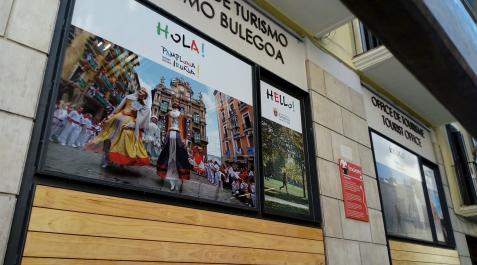 Oficina de Turismo de Pamplona, sita en la plaza Consistorial Oficina de Turismo de Pamplona, sita en la plaza Consistorial