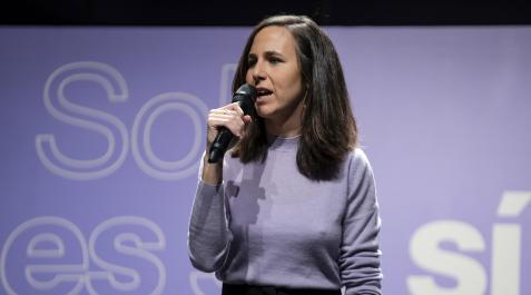 belarra La secretaria general de Podemos y ministra de Derechos Sociales y Agenda 2030, Ione Belarra, interviene durante el acto '¿Consentiste o no? Solo sí es sí', en el Círculo de Bellas Artes en Madrid