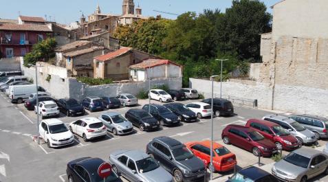 Aparcamiento público de la calle Terraplén en Tudela Aparcamiento público de la calle Terraplén en Tudela