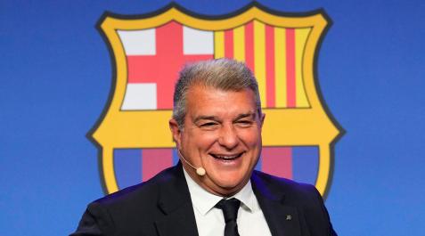Rueda de prensa de Joan Laporta, presidente del FC Barcelona Rueda de prensa de Joan Laporta, presidente del FC Barcelona