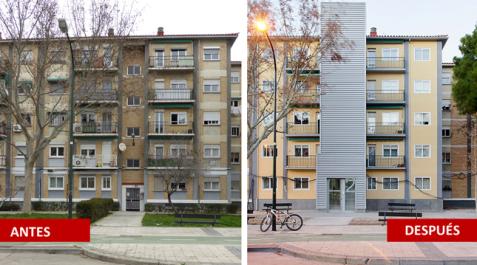 Rehabilitación de un edificio de viviendas en Balsas de Ebro Viejo (Zaragoza) con lana de roca Rockwool Rehabilitación de un edificio de viviendas en Balsas de Ebro Viejo (Zaragoza) con lana de roca Rockwool