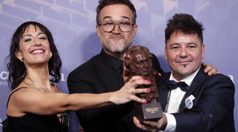 Galardonados y momentos de la ceremonia de entrega de los Premios Goya en su XXXVII edición.