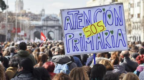 Manifestación en Madruid Miles de personas por las calles de Madrid en defensa de la sanidad pública