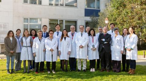 Incubadora UN Investigadores y especialistas de la Clínica Universidad de Navarra y Cima, responsables de Innovation Factory y del Servicio de Gestión de la Investigación que integran el equipo de la incubadora de salud de la Universidad de Navarra.