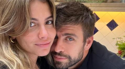 pique Piqué y su novia, Clara Chía, en una imagen del Instagram del exblaugrana