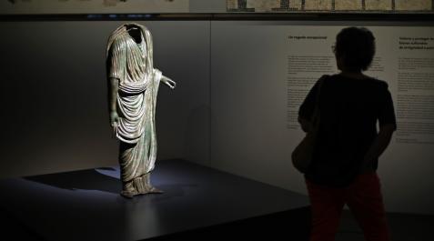La escultura puede visitarse en la sala 1.5 del Museo de Navarra, donde se instaló en junio de 2022.