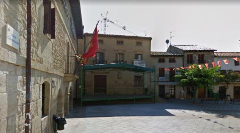 Pitillas Plaza Consistorial con el Ayuntamiento de la localidad de Pitillas.