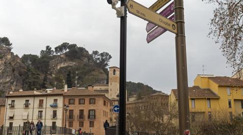 Estella Cámaras de la calle Sancho Remírez, junto al puente del Azucarero
