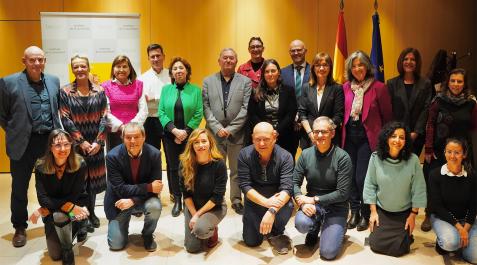 Participantes en la firma del convenio en Madrid.
