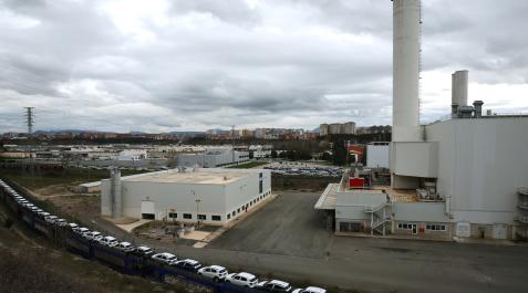 Planta de la multinacional alemana Volkswagen en el polígono industrial de Landaben Planta de la multinacional alemana Volkswagen en el polígono industrial de Landaben