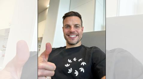 César Azpilicueta Imagen colgada por el futbolista navarro del Chelsea, César Azpilicueta, este domingo 19 de febrero recuperado del susto tras recibir una patada en la cara durante un encuientro.