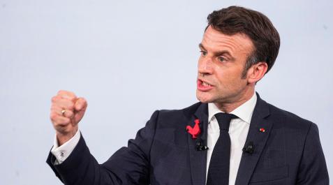 macron-francia El presidente de Francia, Emmanuel Macron, ha defendido este martes el proyecto para la reforma de las pensiones