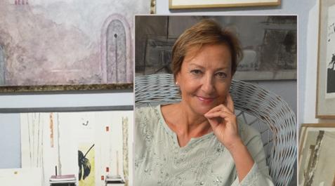 María José Ayestarán Vélaz, artista nacida en Artajona y autora de la exposición María José Ayestarán Vélaz, artista nacida en Artajona y autora de la exposición