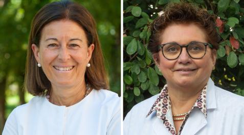 mercedesperez_martaferrer Mercedes Pérez y Marta Ferrer, decanas de las Facultades de Enfermería y Medicina, respectivamente