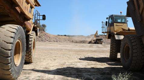 Las obras de ‘Mina Muga’ se iniciaron en Undués de Lerda y se pararon al no poder avanzar en Sangüesa Mina Muga