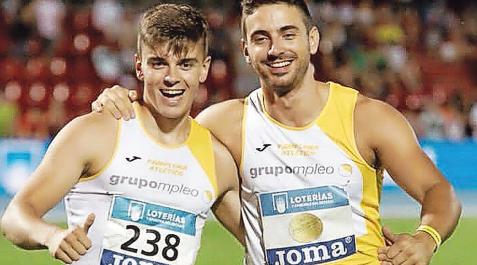 Manu, a la izda. y Nico Quijera irán a la Copa de Europa.