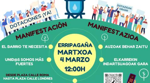 a Cartel de la manifestación convocada para este sábado