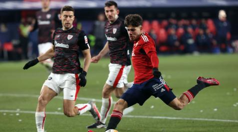 Abde instantes antes de anotar su gol frente al Athletic Club Abde instantes antes de anotar su gol frente al Athletic Club