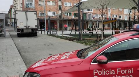 El suceso ha tenido lugar en la plaza Tomás de Zumalacárregui de Alsasua El suceso ha tenido lugar en la plaza Tomás de Zumalacárregui de Alsasua