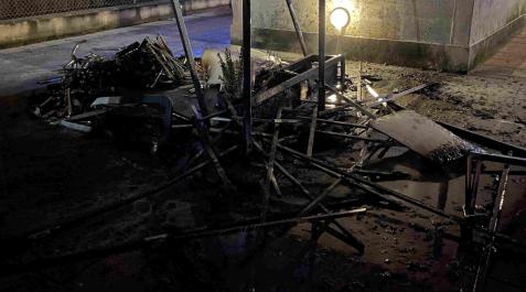 Incendio en un local de hostelería en Mendillorri