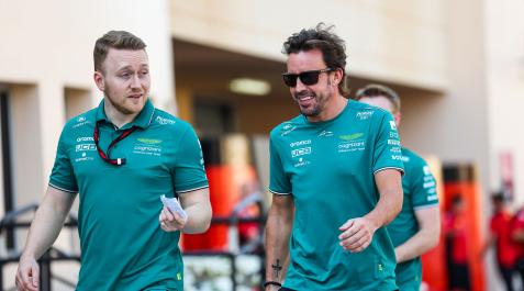 Alonso en el Gran Premio de Baréin Alonso en el Gran Premio de Baréin