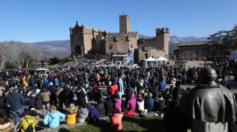 Fotos de la misa de la primera Javierada 2023.