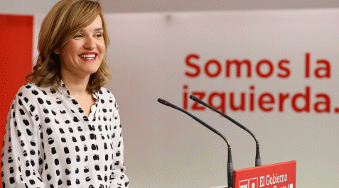 Pilar Alegría Pilar Alegría, ministra de Educación, este lunes